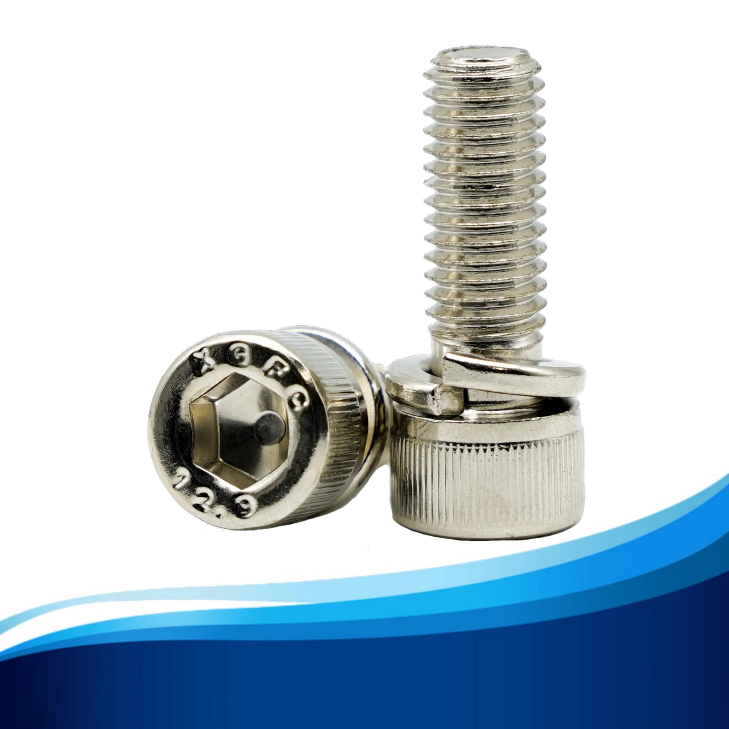 12.9级镀镍杯头二组合