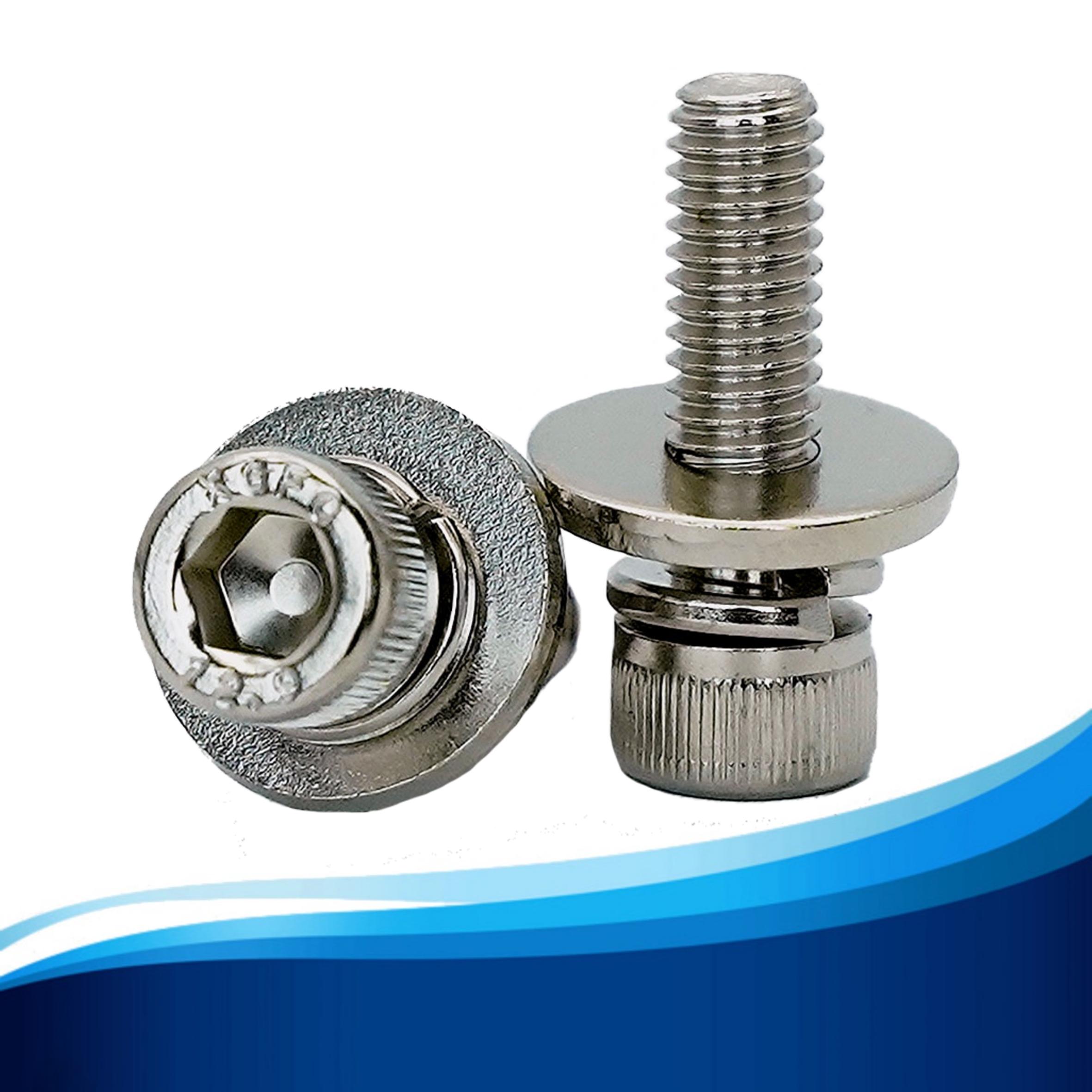 12.9级镀镍加大平垫三组合